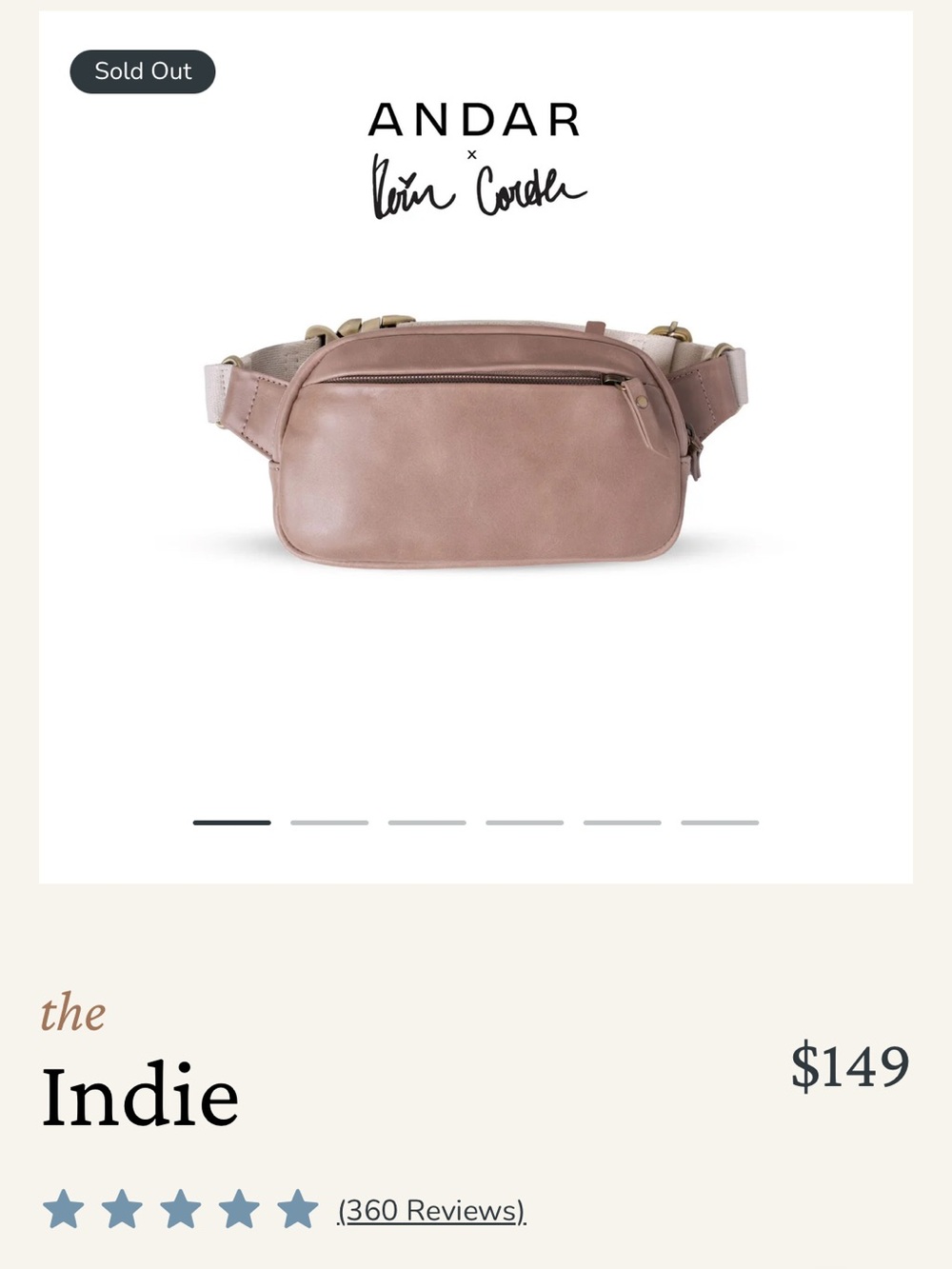 Andar Indie Dusk Leather Crossbody Bag - Picture 13 of 15